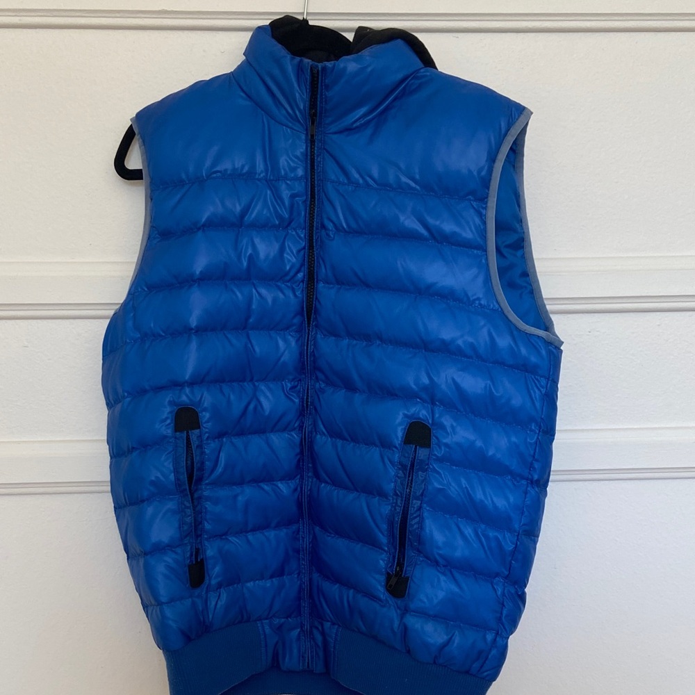 G by Guess Royal Blue Quilted Vest